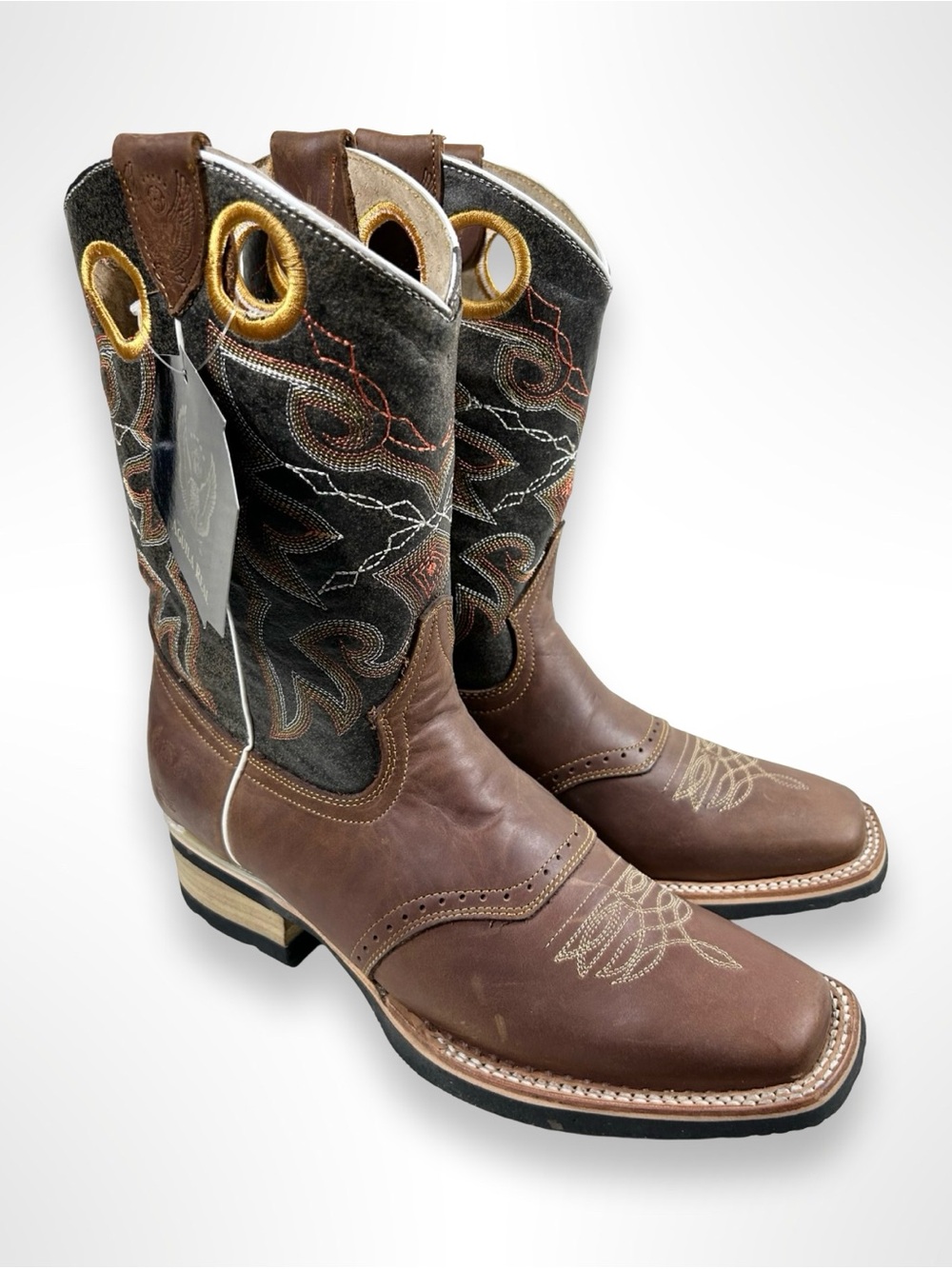 AGUILA REAL Y2K square toe western boots